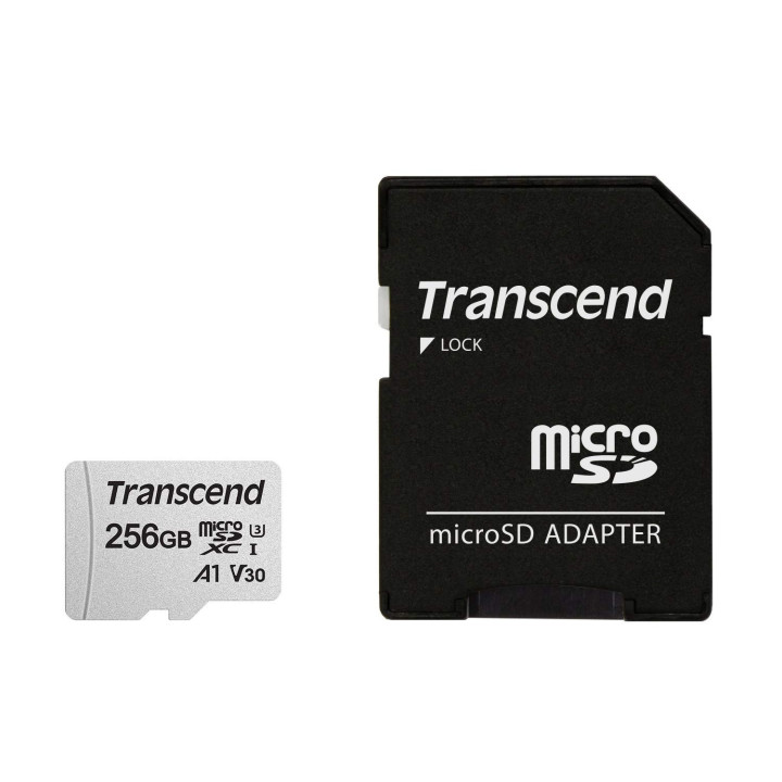 Карта памет Transcend 256GB UHS-I U3 V30 A1 microSDXC I with Adapter