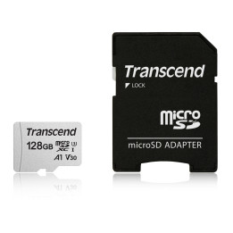Карта памет Transcend 128GB UHS-I U3 V30 A1 microSDXC I, Class10 with Adapter