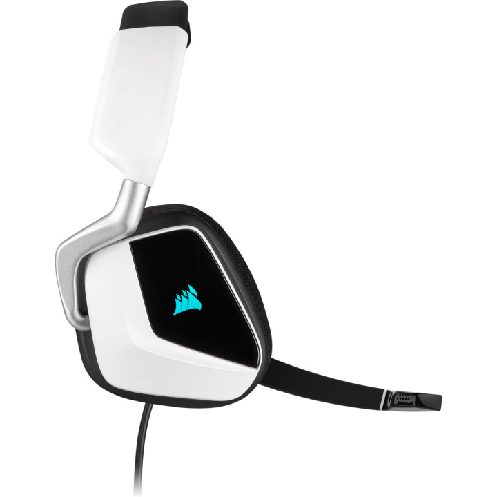 Геймърски слушалки Corsair VOID RGB ELITE USB бял - CA-9011204-EU