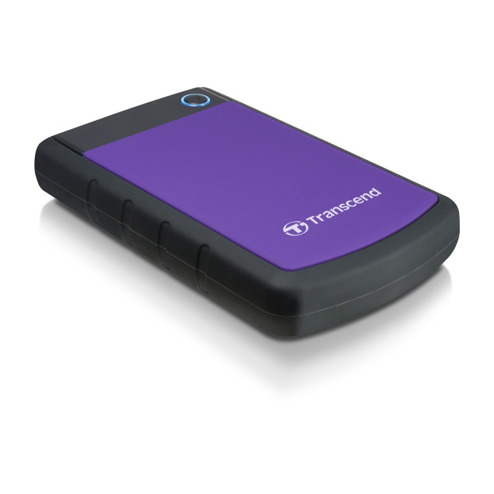 Твърд  диск Transcend 2TB StoreJet 25H3 USB3.1 2.5" Rubber Case, Anti-Shock, Purple