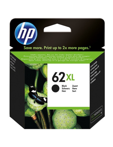 Консуматив HP 62XL Value Original Ink Cartridge  Black   Page Yield 600  HP ЕNVY 5640  7640