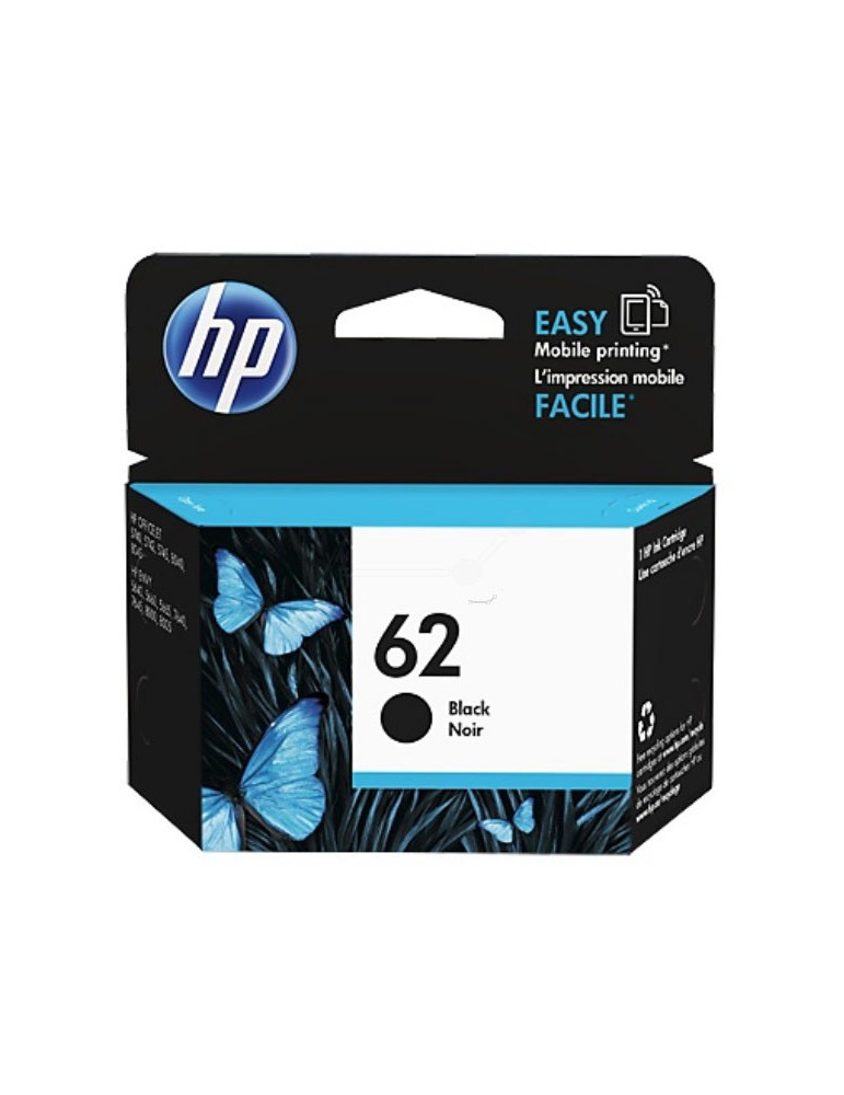 Консуматив HP 62 Standard Original Ink Cartridge  Black   Page Yield 200  HP ЕNVY 5640  7640