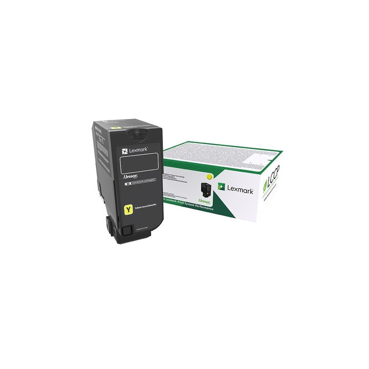 Lexmark CS727de/728de/CX727de Standard Standard Yellow Return Programme Toner Cartridge