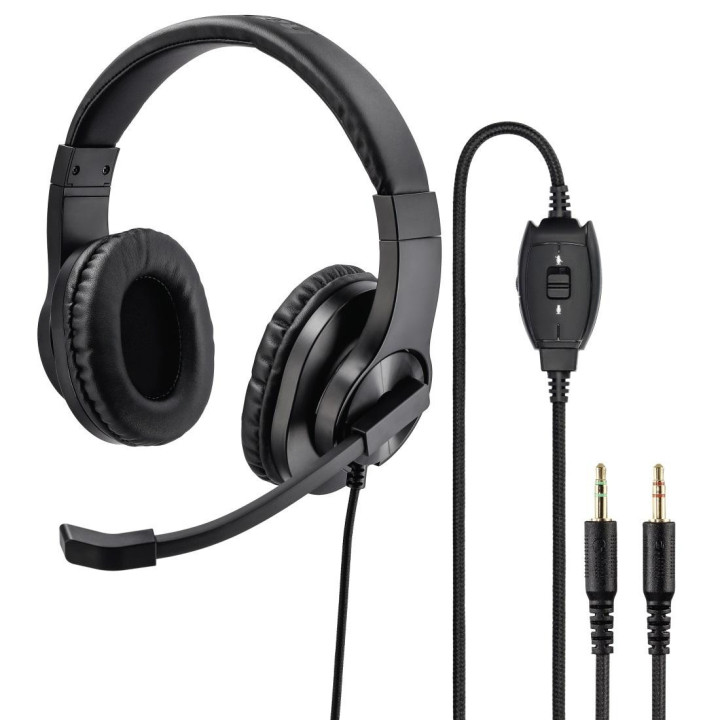Слушалки HAMA HS-P300  с микрофон, черен