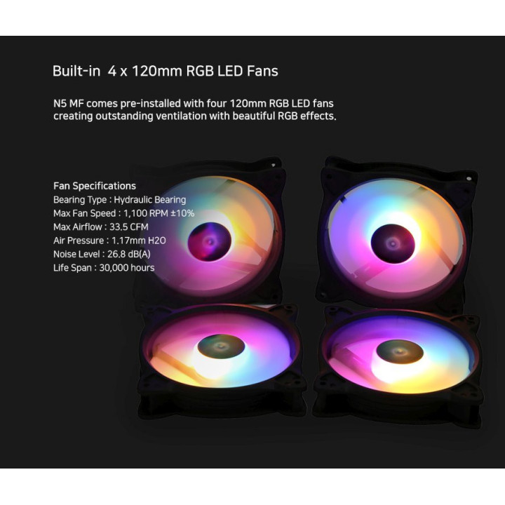 Кутия за компютър Zalman N5 MF RGB
