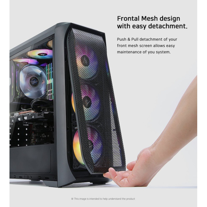 Кутия за компютър Zalman N5 MF RGB
