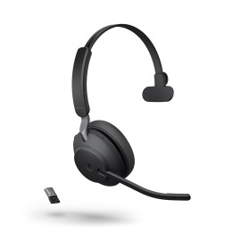 Слушалки Jabra Evolve2 65 MS Mono, Link380 USB-A, черен