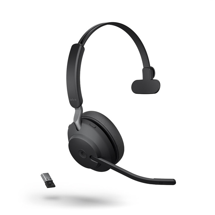 Слушалки Jabra Evolve2 65 MS Mono, Link380 USB-A, черен
