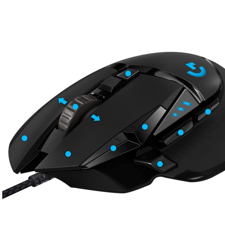 Геймърска мишка Logitech G502 HERO - 910-005471