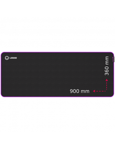 Геймърски пад Lorgar Main 319, High-speed surface, Purple anti-slip rubber base, size: 900mm x 360mm x 3mm - LRG-GMP319