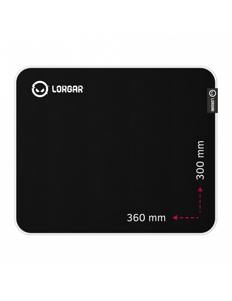 Геймърски пад Lorgar Legacer 753, Ultra-gliding surface, Purple anti-slip rubber base, size: 360mm x 300mm x 3mm - LRG-CMP753