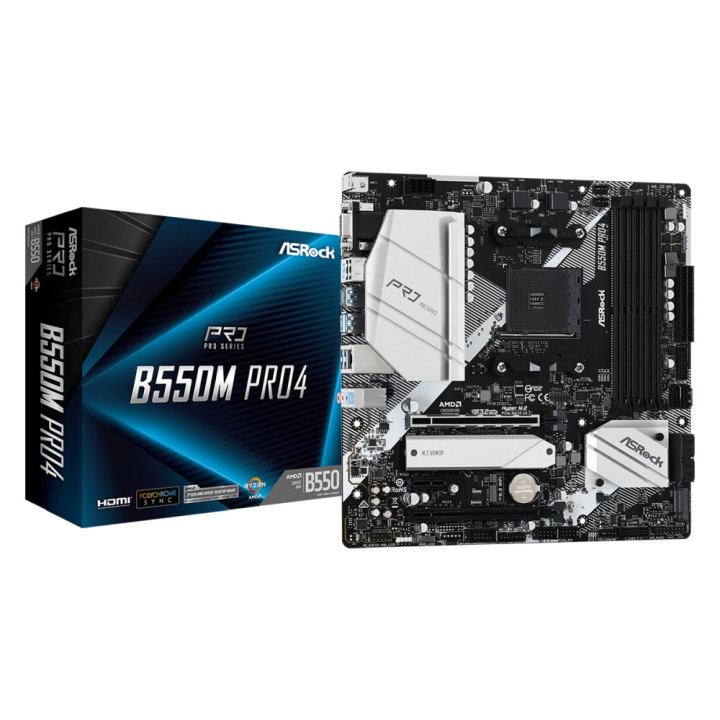 Дънна платка AsRock B550M PRO4
