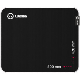 Геймърски пад Lorgar Legacer 755, Ultra-gliding surface, Purple anti-slip rubber base, size: 500mm x 420mm x 3mm - LRG-CMP755