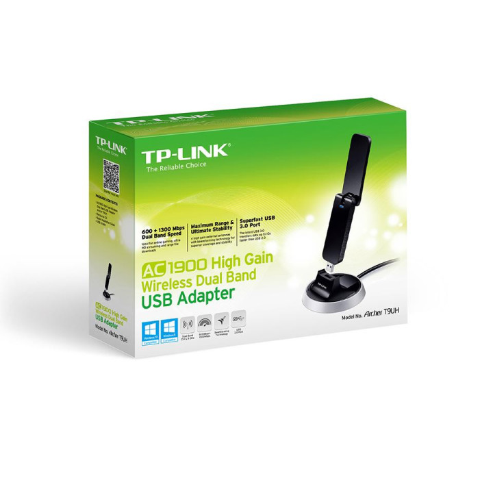 Безжичен адаптер TP-link Archer T9UH AC1900