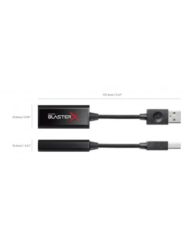 Външна звукова карта Creative Sound BlasterX G1 7.1 HD