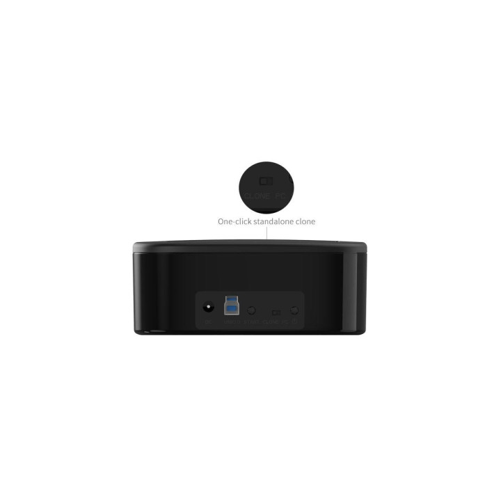 Докинг за диск Orico HDD/SSD 2 BAY Clone 2.5/3.5 USB3.0 - 6228US3-C
