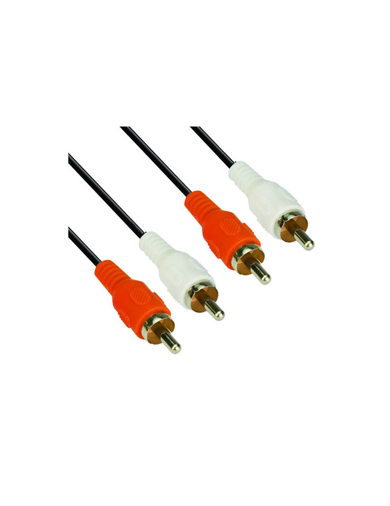 Аудио Кабел VCom RCA 2x M / RCA 2x M - CV022-1.8m