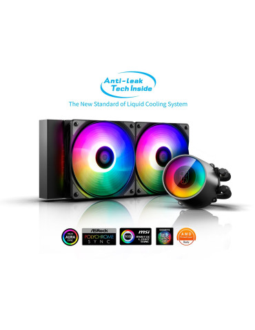 Водно охлаждане за процесор DeepCool CASTLE 240 RGB V2 aRGB