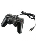 Жичен геймпад ESTILLO 703  Dual Vibration, черен