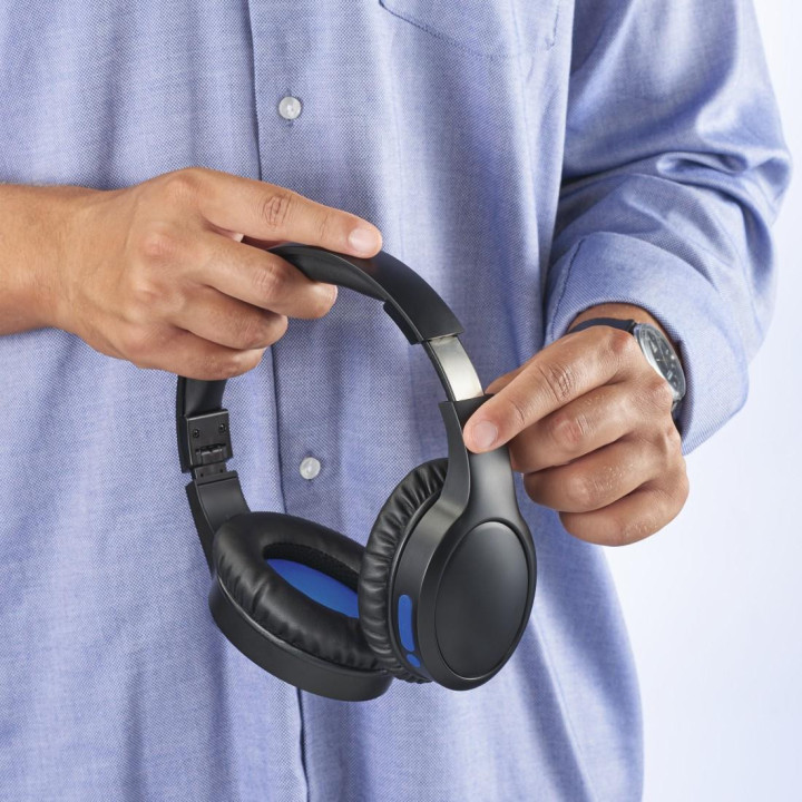 Bluetooth слушалки HAMA Spirit Focused, Over-Ear, ANC, Micro, Bag, Черни - HAMA-184160
