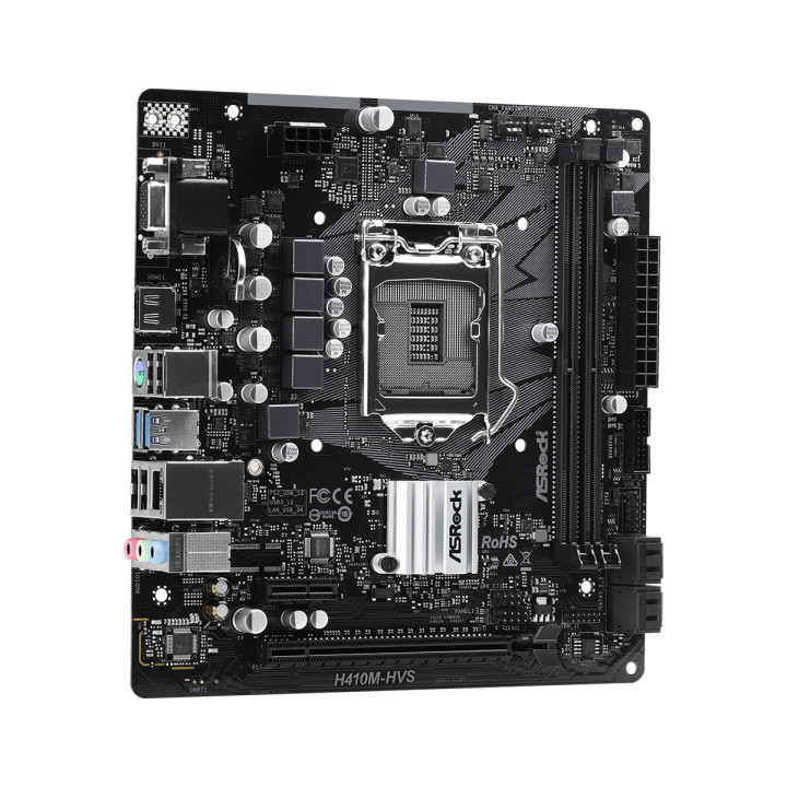 Дънна платка AsRock H410M-HVS, LGA1200