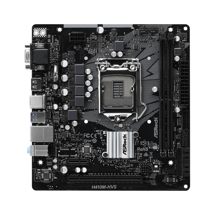 Дънна платка AsRock H410M-HVS, LGA1200