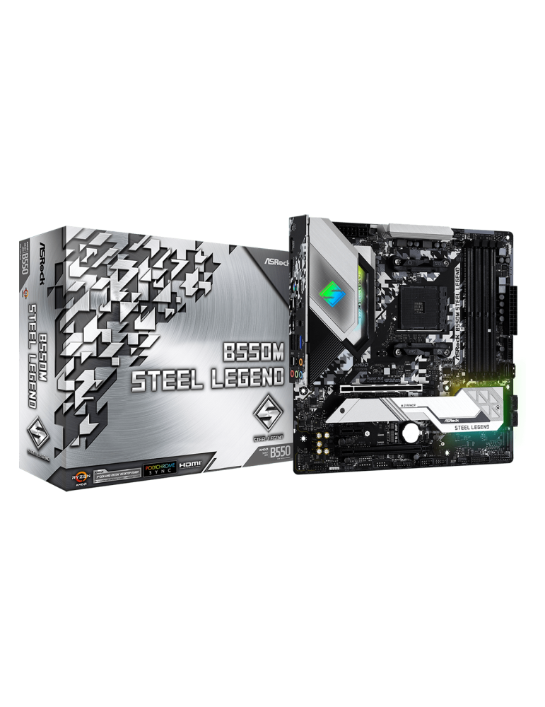 Дънна платка AsRock B550M STEEL LEGEND