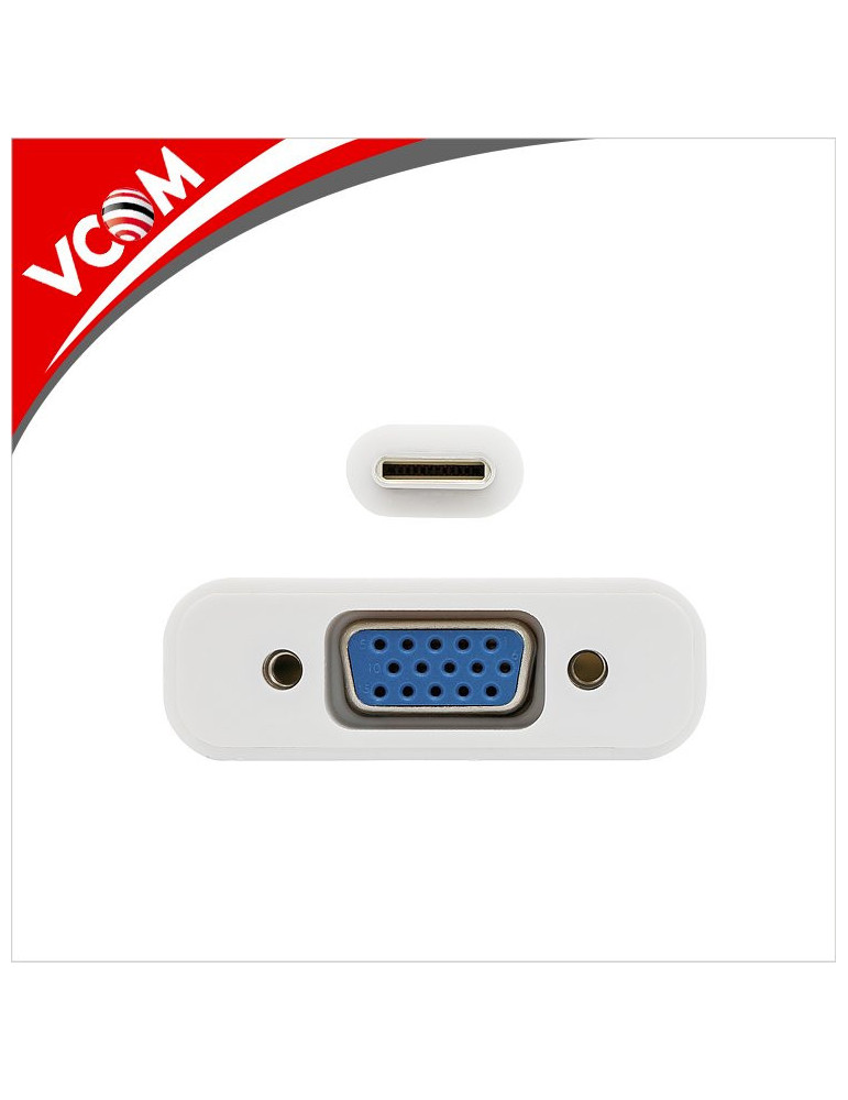 Адаптер VCom USB 3.1 Type-C M / VGA F - CU421