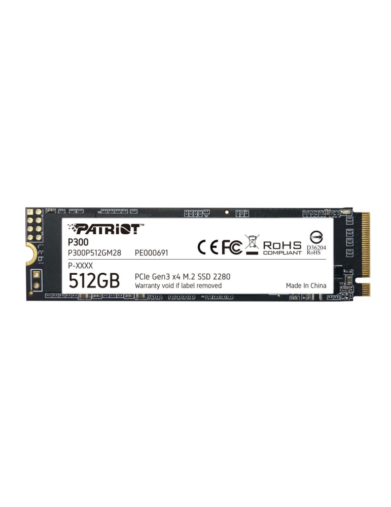 SSD диск Patriot 512GB P300 M.2 2280 PCIE - P300P512GM28