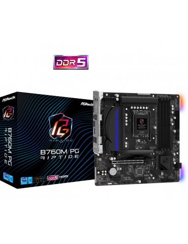 Дънна платка ASRock B760M PG Riptide, LGA1700 - 90-MXBL60-A0UAYZ