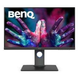 Монитор BenQ PD2705U, 27" IPS LED, 5ms, 3840x2160 4K UHD, AQCOLOR, 100% sRGB, HDR10, B.I., LBL, KVM Switch, ICCsync, CAD/CAM, DualView, HDMI, DP, USB Type-C, 2x2W, Tilt, Gray - 9H.LKDLA.TBE