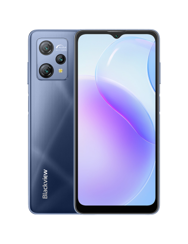 Смартфон Blackview A53 3GB/16GB, 6.5" HD  720x1600 IPS, Quad-core, 5MP Front/12MP Back Camera, Battery 5080mAh, Type-C, Android 12, Dual Sim, SD card slot, Black - BVA53-B