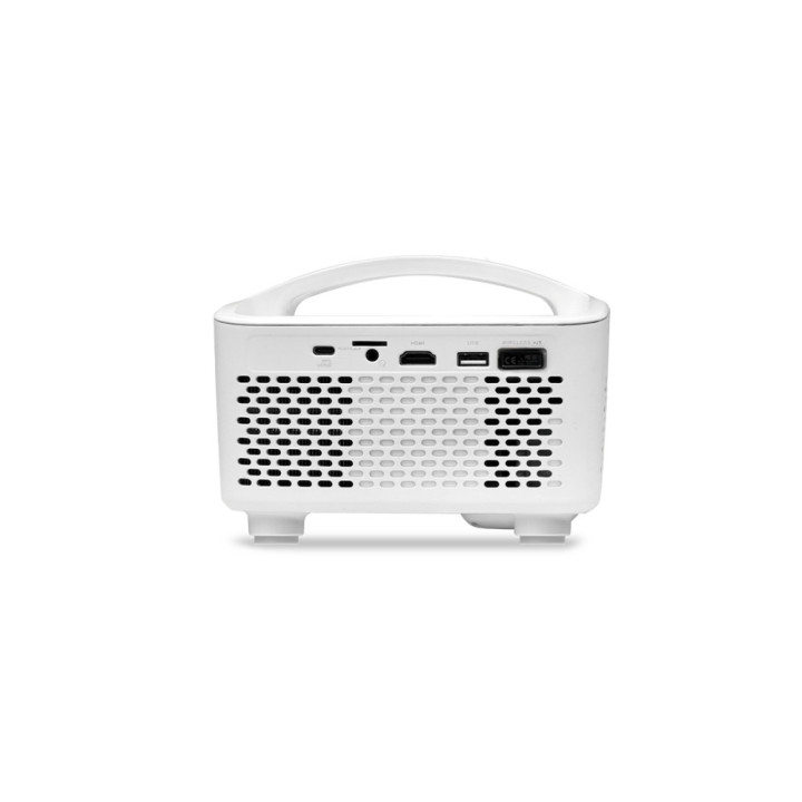 Проектор AOPEN QF13 (powered by Acer), LCD, 1080p (1920x1080), 6000 LED Lm, 1 000:1, HDMI, USB, MicroSD, Audio out, WiFi+Dongle, 1x5W - MR.JWD11.001