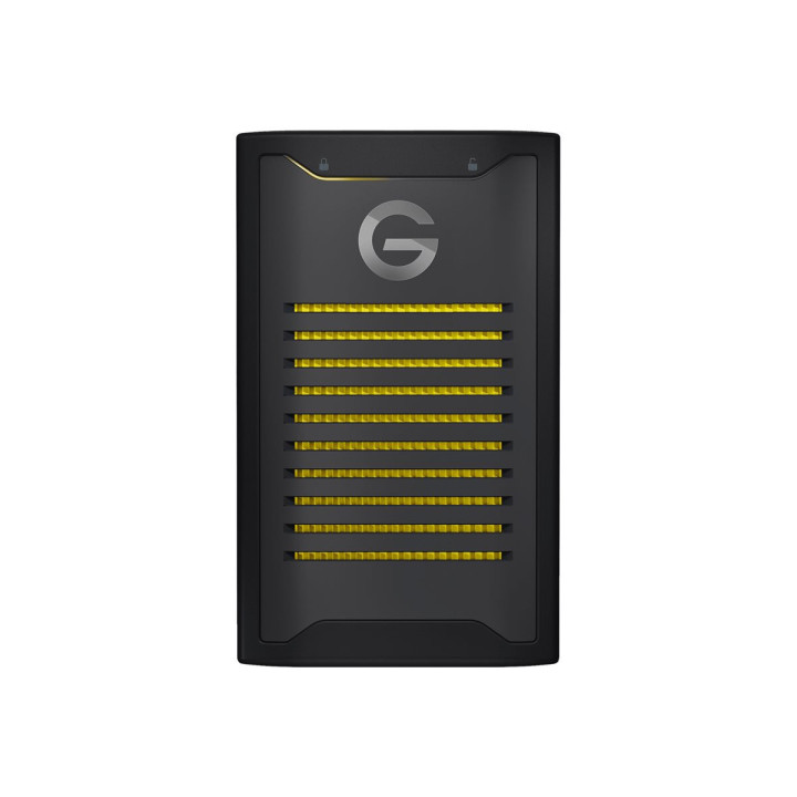 Външен SSD диск Sandisk 1TB Professional G-DRIVE ArmorLock 1000MB/s USB-C 10Gbps Ultra-Rugged Encrypted Portable NVMe, Black - SDPS41A-001T-GBANB
