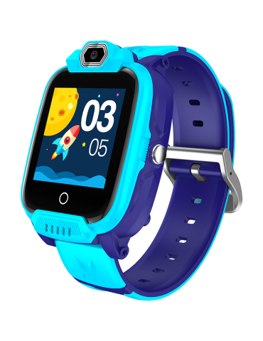 Смарт часовник Canyon Jondy KW-44, Kids smartwatch, 1.44'' IPS, Nano SIM card, 192+128MB, GSM(B3/B8), LTE, GPS, Blue - CNE-KW44BL