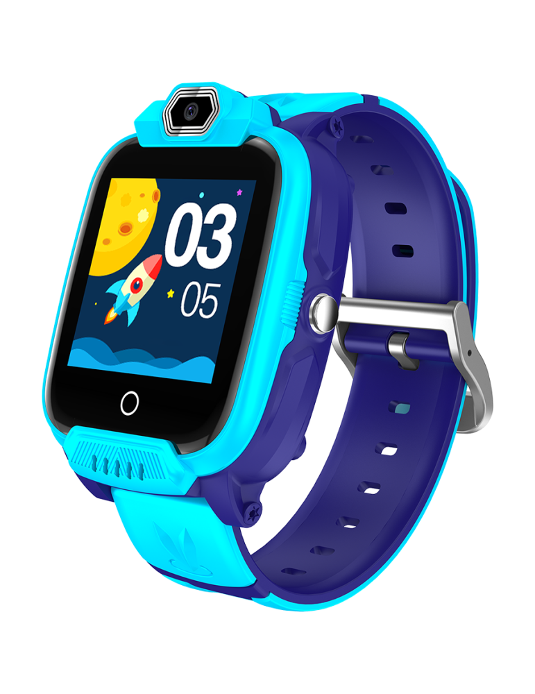 Смарт часовник Canyon Jondy KW-44, Kids smartwatch, 1.44'' IPS, Nano SIM card, 192+128MB, GSM(B3/B8), LTE, GPS, Blue - CNE-KW44BL
