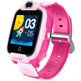 Смарт часовник Canyon Jondy KW-44, Kids smartwatch, 1.44'' IPS, Nano SIM card, 192+128MB, GSM(B3/B8), LTE, GPS, Pink - CNE-KW44PP
