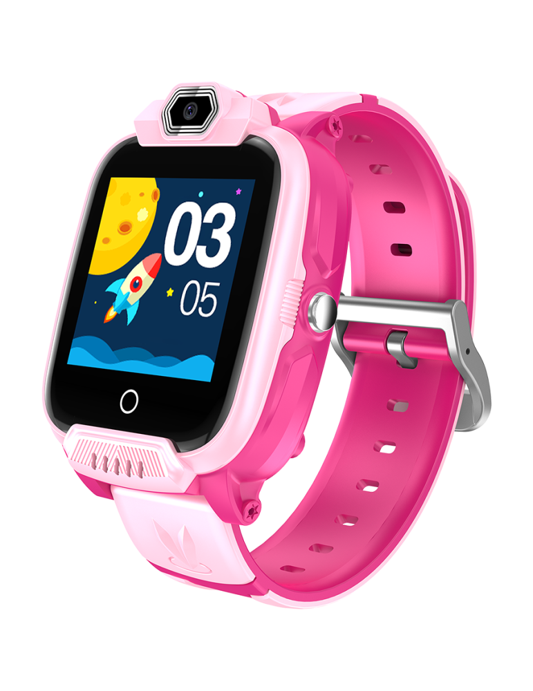 Смарт часовник Canyon Jondy KW-44, Kids smartwatch, 1.44'' IPS, Nano SIM card, 192+128MB, GSM(B3/B8), LTE, GPS, Pink - CNE-KW44PP