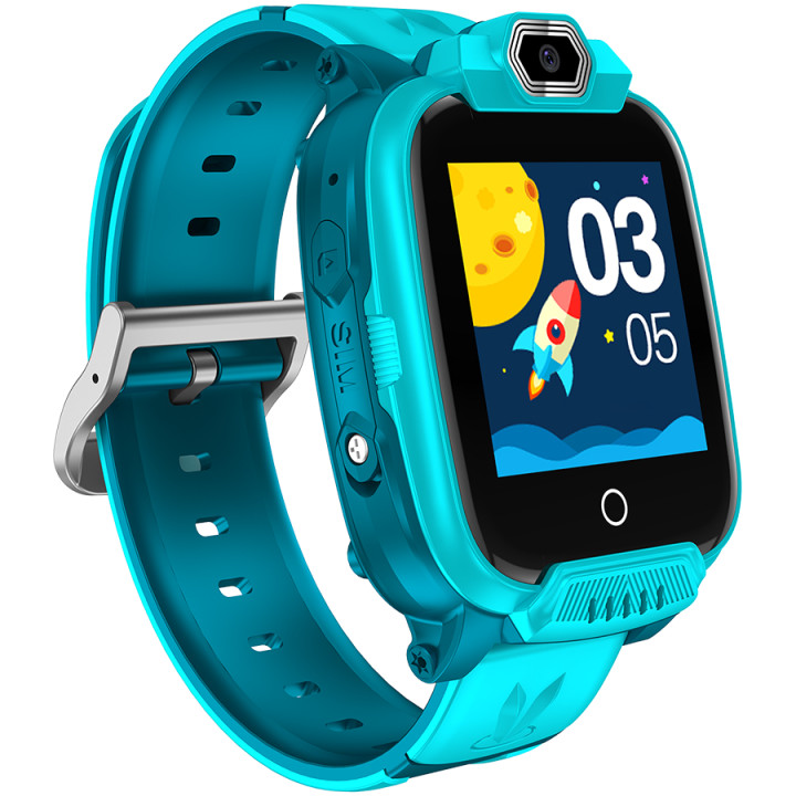 Смарт часовник Canyon Jondy KW-44, Kids smartwatch, 1.44'' IPS, Nano SIM card, 192+128MB, GSM(B3/B8), LTE, GPS, Green - CNE-KW44GB