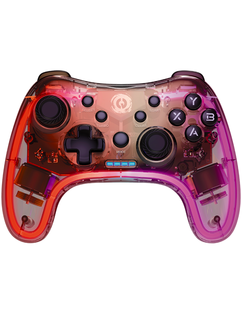 Безжичен геймпад Canyon Brighter GPW-04, 2.4G, 2M Type-C charging cable, за Android / PC / PS3 /PS4 /XBOX360/ Nitendo, RGB Lighting - CND-GPW04