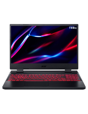 Лаптоп Acer AN515-58-77RE NITRO 5, Intel i7-12650H, 15.60 '' FHD IPS 144Hz SlimBezel, 16GB RAM, 1TB SSD, NVIDIA GeForce RTX 3050 4GB GDDR6 - NH.QFJEX.014