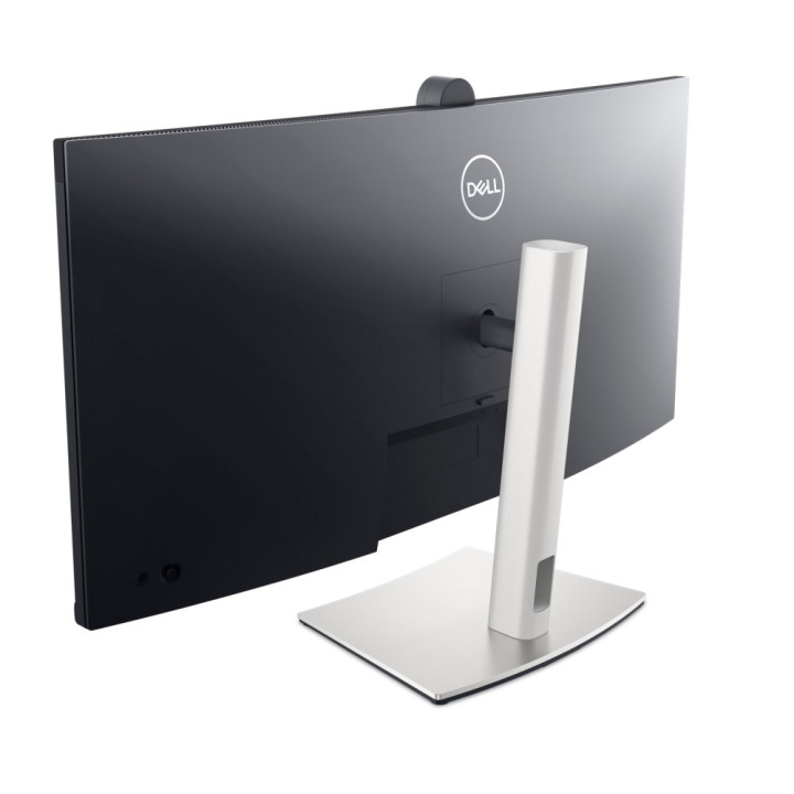 Конферентен монитор Dell P3424WEB, 34" Curved, WQHD AG, IPS, 21:9, 5ms, 99% sRGB, HDMI, DP, USB-C, USB 3.2 hub, RJ45, ComfortView Plus, Black