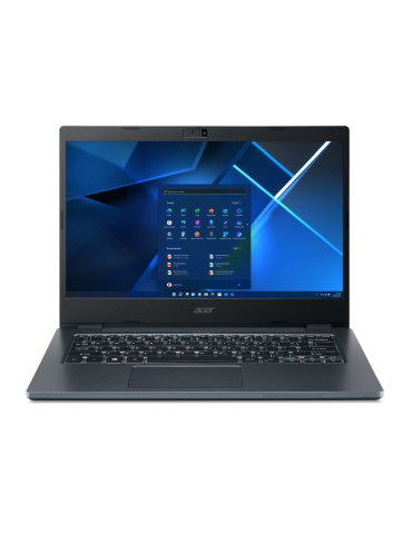 Лаптоп Acer Travelmate TMP413-51-TCO-53R7, Intel i5-1335U, 13.3" IPS WUXGA 1920 x 1200, 16GB DDR5 RAM, 512GB SSD, FPR, Win 11 Pro, Blue - NX.B55EX.00E