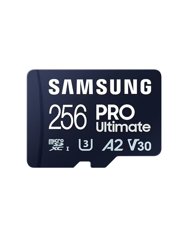 SD карта Samsung 256GB micro SD Card PRO Ultimate with Adapter , UHS-I, Read 200MB/s - Write 130MB/s, U3, V30, A2 - MB-MY256SA/WW