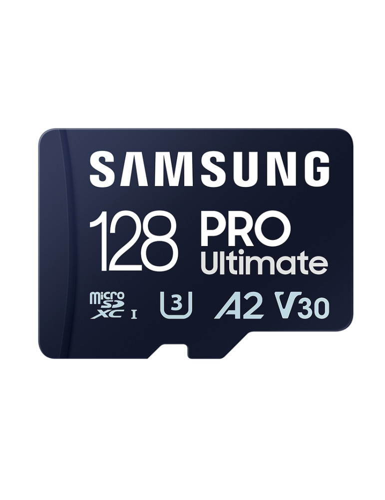 SD карта Samsung 128GB micro SD Card PRO Ultimate with Adapter , UHS-I, Read 200MB/s - Write 130MB/s, U3, V30, A2 - MB-MY128SA/WW