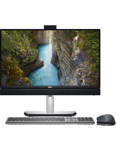 Компютър Dell OptiPlex 7410 AIO, Intel i7-13700, 23.8" FHD IPS AG, 16GB DDR5 RAM, 512GB SSD, FHD Cam and Mic, WiFi 6E + BT, безжична клавиатура и мишка, Ubunto - N003O7410AIO65WEMEA_VP_UBU