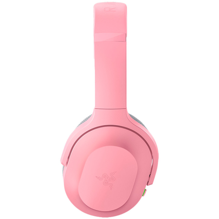 Безжични геймърски слушалки Razer Barracuda Pink, Dual Integrated Noise-Cancelling mics, Type-C, за PC, PlayStation - RZ04-03790300-R3M1