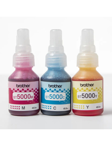 Консумативи за мастилоструен печат Brother Value Pack BT5000C, BT5000M, BT5000Y Ink Bottle for T420,T426,T520,T720,T920 - BT5000CLVAL
