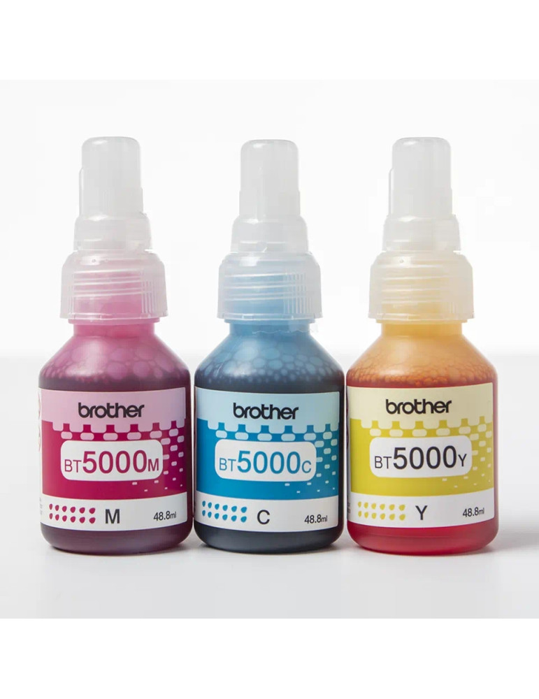 Консумативи за мастилоструен печат Brother Value Pack BT5000C, BT5000M, BT5000Y Ink Bottle for T420,T426,T520,T720,T920 - BT5000CLVAL