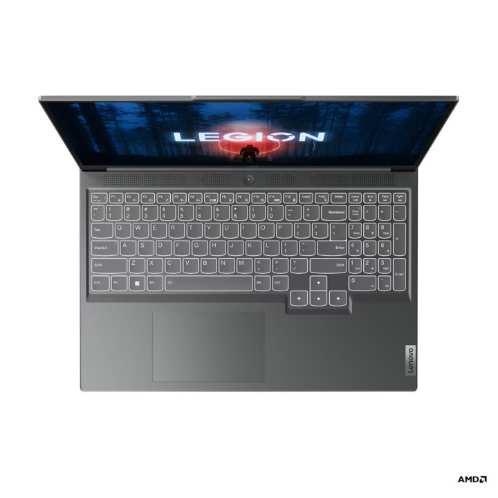 Лаптоп Lenovo Legion 5 SLIM, AMD Ryzen 5 7640HS, 16" WQXGA IPS 300N AG, 100% sRGB, 165Hz, Dolby Vision, FreeSync, G-SYNC, Low Blue, 16GB RAM, 512GB SSD, NVIDIA GeForce RTX 4060 8GB GDDR6 - 82Y9004EBM